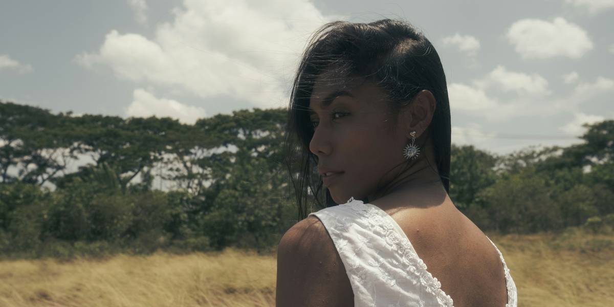 Model showcasing Fenty Beauty look from Paris Fashion Week